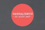 Logo "Vandalismus ist nicht nett"