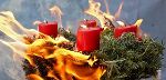 Adventzeit = Brandzeit. Solche Brände können leicht vermieden werden.